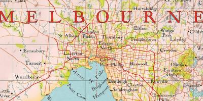 Мельбурн дэлхийн газрын зураг