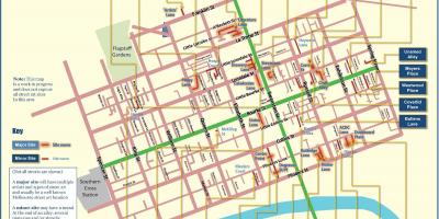Мельбурн авто замын газрын зураг нь