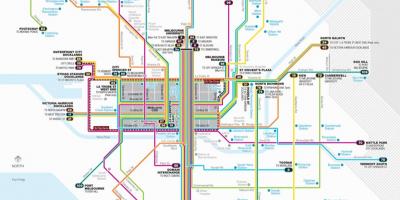 Мельбурн трамвай замын газрын зураг нь