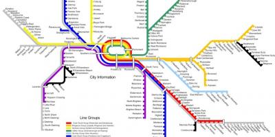 Мельбурн галт тэрэгний шугам зураг