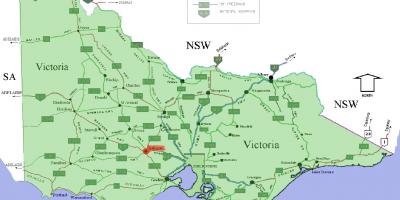 Postcodes Виктория газрын зураг