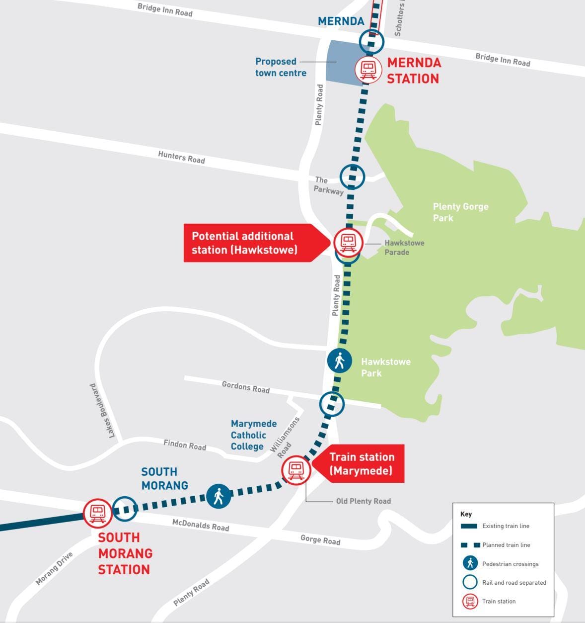 зураг skyrail Мельбурн газрын зураг