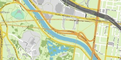 Yarra мөрийн газрын зураг