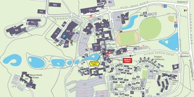 Deakin оюутны хотхоны газрын зураг