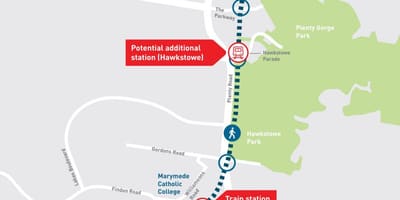 Зураг skyrail Мельбурн газрын зураг