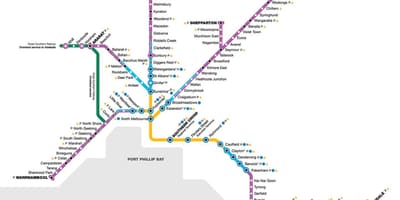 Vline газрын зураг